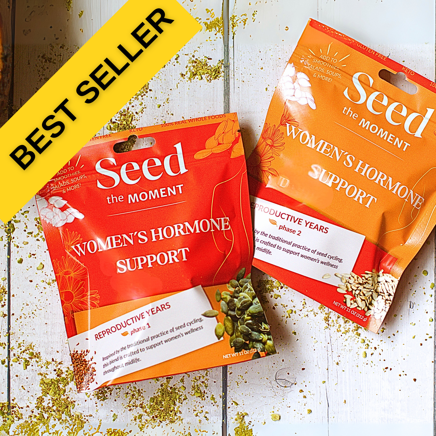 Glow & Flow - Reproductive Hormone Support Seed Cycling Blend