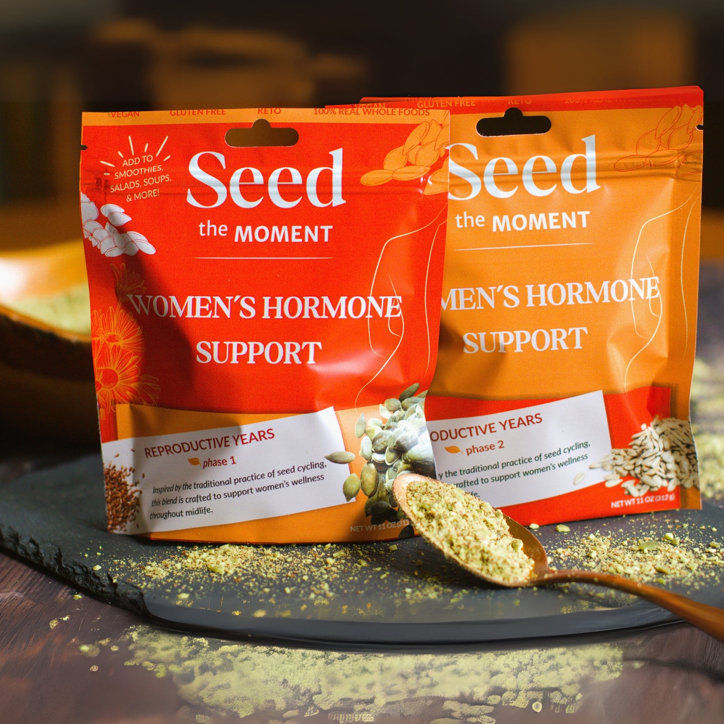 Glow & Flow - Reproductive Hormone Support Seed Cycling Blend